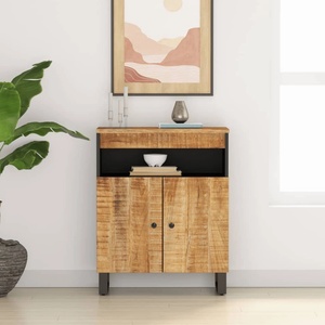 vidaXL Сайдборд с 2 врати, 60x33x75 см, мангово дърво масив (352913)