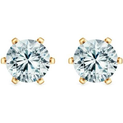 SAVICKI Náušnice The Journey žluté zlato laboratorní diamanty TJ-K01-BR-075-LAB-Z