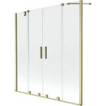Mexen Velar Двойна плъзгаща се преграда за вана с размери 140 x 150 см, (896-140-000-02-55)