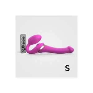 Lovely Planet Strap-on-me Multi Orgasm Страп-он вибратор с „лижещ стимулатор Pink S (P24278)