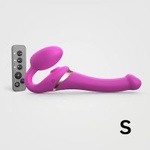 Lovely Planet Strap-on-me Multi Orgasm Страп-он вибратор с „лижещ стимулатор Pink S (P24278)