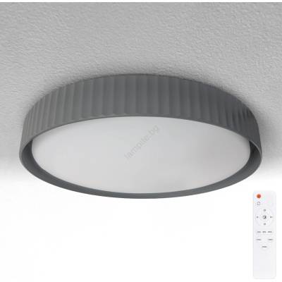 Brilagi - LED димируема плафониера LUCIA LED/60W/230V Ø 59 см сива + дистанционно управление (BG3474)