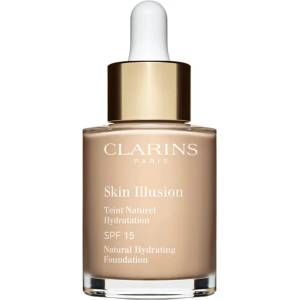 Clarins Skin Illusion Natural Hydrating Foundation озаряващ хидратиращ фон дьо тен SPF 15 цвят 105N Nude 30ml