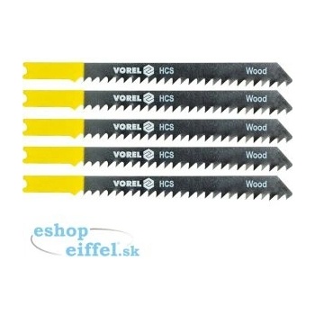 Vorel Pílový list do priamočiarej píly 100 mm na drevo a plast TPI6 5 ks