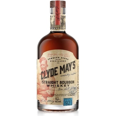 Clyde May's Straight Bourbon Whiskey 46% 0,7 l (čistá fľaša)