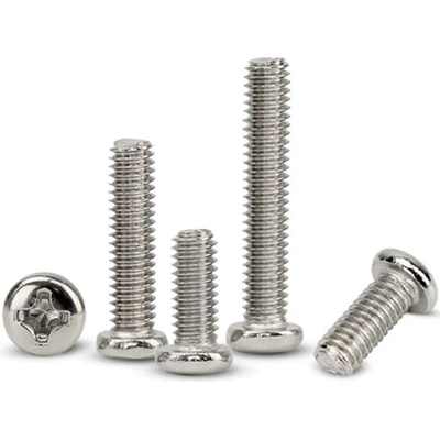 DLStore Oceľová skrutka PH s valcovou hlavou M1.2x10 mm 10 ks