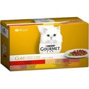 Gourmet Gold Cat kúsky mäsa v šťave Multi 12 x 85 g