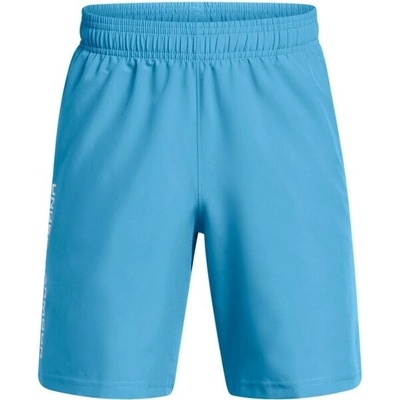 Under Armour WOVEN WORDMARK chlapecké kraťasy modrá