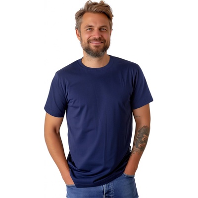 Pánske tričko Marek krátky rukáv jeans
