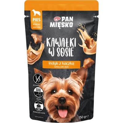 Pan Mięsko kúsky v omáčke s morčacím mäsom a kačacím mäsom 150 g