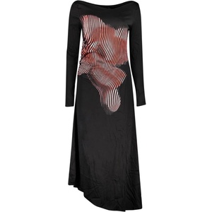 Desigual Дълга дамска рокля Desigual, Размер L, Цвят Черен (26SWVW10_NE2000)