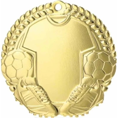 MMC7076 Zlatá futbalová medaila ø 70 mm