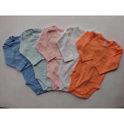 САЛИ / Индиго Кидс Боди с дълъг ръкав, рипс, 80 (лилав)