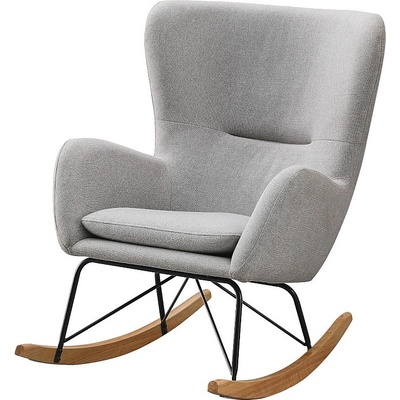 Люлеещ фотьойл daniel сиво / натурално / черно