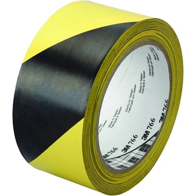 3M 766 výstražná lepicí páska 50 mm x 33 m x 50 mm černo-žlutá