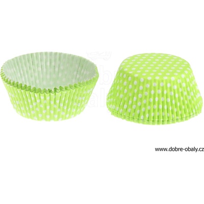 Wimex Cukrářský košíček Puntíky žlutozelený 50x30 mm 40 ks – Zbozi.Blesk.cz