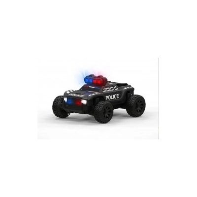 RACING TURBO C82 Off-Road Police RC Car RTR černá TB-C82 1:76