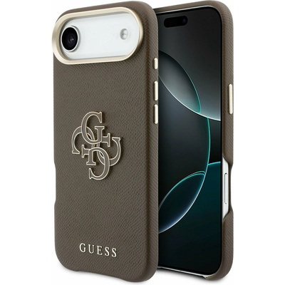 GUESS PU Resin Logo Задний чехол за iPhone Air Brown Guess | Kafyav | МЪЖЕ | UNI