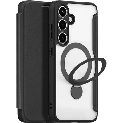 Dux Ducis Samsung S25 Plus DUX DUCIS SKIN X PRO калъф за поставяне, кожен ефект FLIP, MagSafe, BLACK GP-165973 (GP-165973)