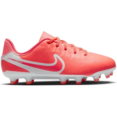 Nike Юношески футболни бутонки Nike Tiempo Legend 10 Academy Firm Ground Football Boots Junior - Red/White