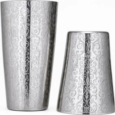 TATTOO set nerez šejkrů nerez 530 + 830 ml