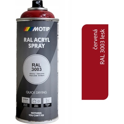 Motip Acryl 400 ml RAL 3003 lesk