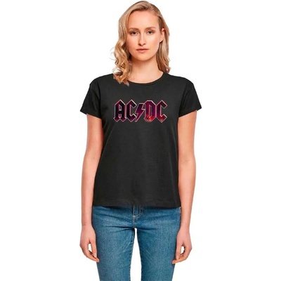 Тениска Mc clothes ACDC Distressed Logo Box short sleeve T-shirt - Black (Black)