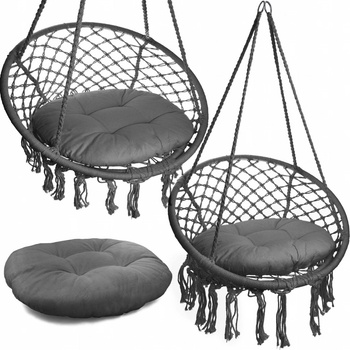 Springos Čapí hnízdo 110 cm modro-černá