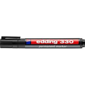 edding 330 1-5 мм Перманентен черен маркер 7580018000 (4-330001)