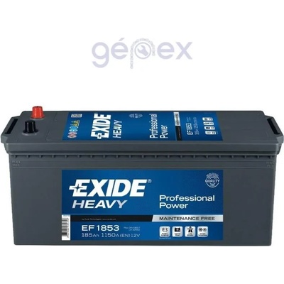 Exide Heavy Professional Power 185Ah 1150A left+ (EF1853)