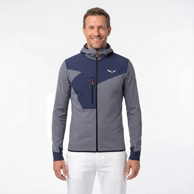 Salewa Puez 2 Dry M L/S Hood FZ Tee navy blazer