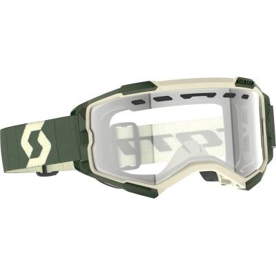 SCOTT Маска Scott Fury Enduro S1 Goggles - Kaki Green / Glas: Clear - размер One Size (205-6797-0111)