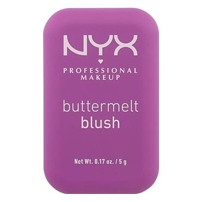 NYX Professional Makeup Buttermelt Blush pudrová tvářenka 12 All The Butta 5 g – Zboží Mobilmania