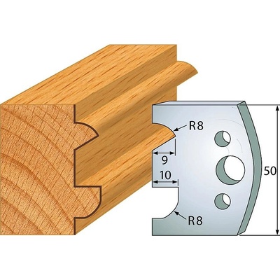 IGM Profil 517 - pár nožů 50x4mm SP