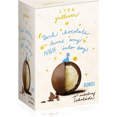 Lyra GULLIVER kokos mliečna čokoláda 100 g