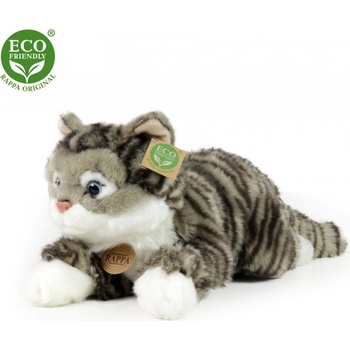 Eco-Friendly mourovatá mačka sivá 42 cm