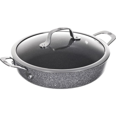 Ballarini Salina Granitium Deep nepřilnavá pánev s pokličkou 24 cm