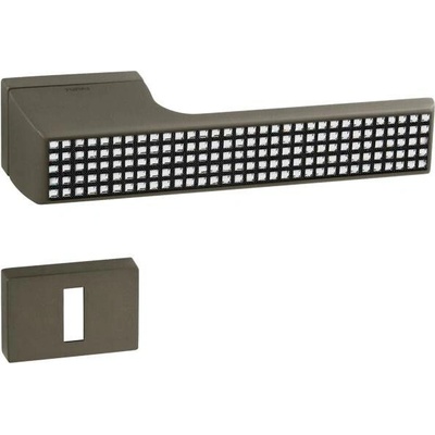 TUPAI MELODY SW1 - RT 3089RT mosaz madlo fix/kl. levá + PZ rozety 52 x 52 mm, Povrch: T - Titan (141) 8584138232981