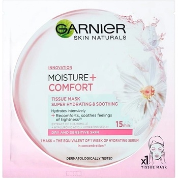 Garnier Moisture Comfort superhydratační zklidňující textilní maska 32 g