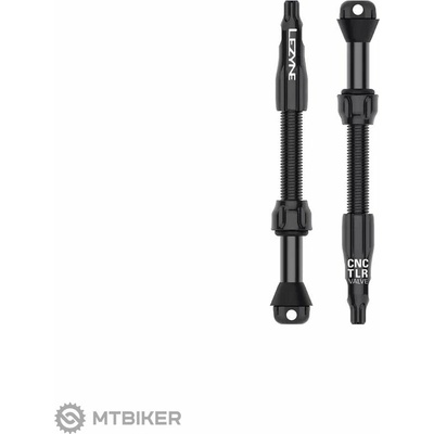 Lezyne CNC TLR bezdušové ventily, 60 mm, čierna
