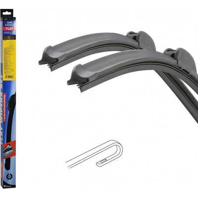 Compass Flat Set Hook 660+410 mm 10460