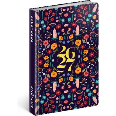 Notique 18-месечен дневник Petito - Флора 2026/2027, 11 x 16 см NOTIQUE | Mnogotsveten | Home | UNI