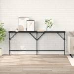vidaXL Конзолна маса Черния дъб 180 x 30 x 75 см Инженерна дървесина (882880)