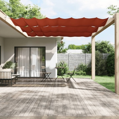 zahrada-XL Vertikální markýza terakotová 140 x 420 cm oxfordská látka 148362