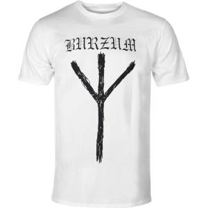 Plastic head мъжка тениска burzum - rune - бяла - plastic head - ph11605