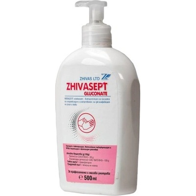 ЖИВАС ООД Живасепт Глюконат - готов за употреба дезинфектант за ръце и кожа (500 мл)