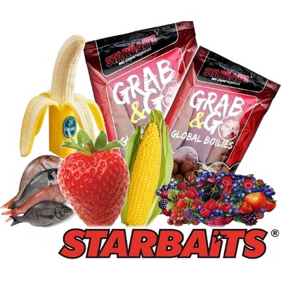 Starbaits boilies Grab & Go Global 10kg 20mm Strawberry Jam