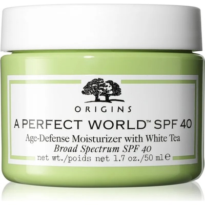 Origins A Perfect World SPF 40 Age-Defense Moisturizer With White Tea дневен хидратиращ крем SPF 40 50ml