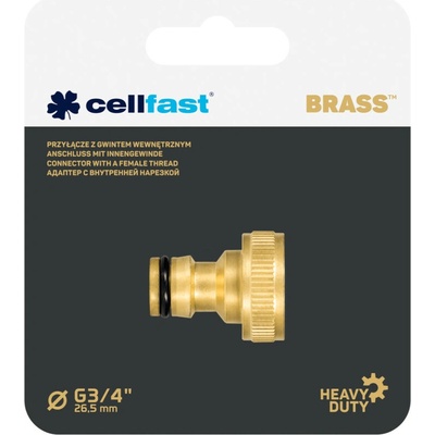 CELLFAST Pripojenie s vnútorným závitom G3/4“ BRASS