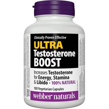 Webber Naturals Ultra Testosterone Boost, 100 веге капсули, Webber Naturals